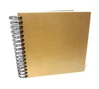 A4/A5/Square Scrapbook, Kraft, Photo Album, Guestbook, DIY Memory Book, Blank Covers/Pages, Unbranded (Square (White Card))