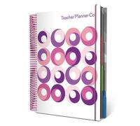 A4 ABACUS-Pink Sky 6-Period Teacher Planner 2025-26.