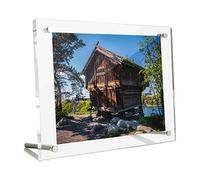 A4 Acrylic Desktop Frame Free Standing Transparent Tabletop Frame,Photography Certificate Poster Display Vertical or Horizontal