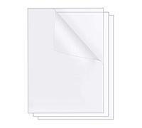 A4 Acrylic Sheet, Clear Plastic Perspex Sheet, Lifenergric 2mm Clear Acrylic Plastic Sheets for Picture Frame Glass Replacement, Table Signs, Painting and DIY Art and Craft Kits for Adults, 3Pack