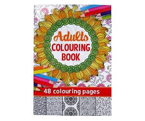 A4 Adult DecoTime Colouring Book - 48 Different Illustrated Pages - by Disa