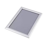 A4 Aluminium Snap Picture Frame Premium Durable Wall Mounted Poster Holder for Office Home Decor Silver A4 Size