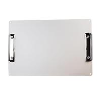 A4 Aluminum Clipboard, 2.0 mm Thick, Lightweight 1 lbs / 450 g, Portable Metal Clip Board with Sturdy Clamps, Smooth Edges, Hanging Holes, for Sketching, Drawing, Fieldwork