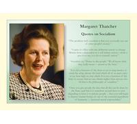 A4 Art Print: Quotes on Socialism - Margaret Thatcher