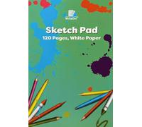 A4 Artists Sketch Pad | 60 Sheets | 80GSM White Cartridge Paper | Drawing Book for Sketching, Doodling & Art | Portable A4 Sketchbook for Artists, Students & Professionals (Green/Blue Cover)