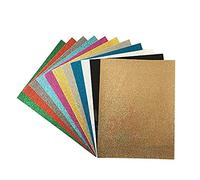 A4 Assorted Glitter Felt(Pack of 10) by arkCRAFT