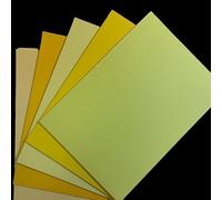 A4 Assorted/Mixed Coloured Paper 80 GSM in Yellow Tints - Card Making, Printing, Copying, Drawing, Posters, Origami, Arts and Crafts (200 Sheets)