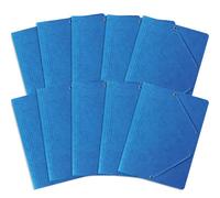 A4 Bantex A4 Rubber Portfolio Folder - Blue (Pack of 10)