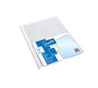 A4 Bantex Transparent Polypropylene Film 45µ Document Wallets (Pack of 100)