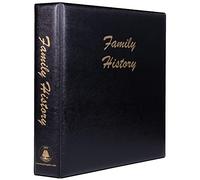 A4 Binder Family History (Black)