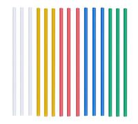 A4 Binding Bars Slide Grip,15PCS Plastic Spine Bars,A4 Slide Binders File Report Project Presentation Covers Clips,Sliding Paper Binder for Report Cover Office Document Study(5 Colors,1 cm)