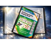 A4 Black Display Book Folder Rigid Cover - 40 Pockets (4)