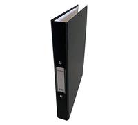 A4 Black Paper Over Board Ring Binder by Janrax
