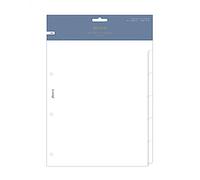 A4 Blank dividers 6 tabs - white