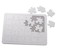 A4 Blank Jigsaw Puzzle 30 Piece - Make Your Own Personalised Puzzle, Customisable Craft Activity for Kids & Adults, Colour Paint Draw DIY Puzzle Board 295 x 210mm Gift Idea Multipack Options (2)