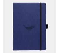 A4 BLUE WHALE NBOOK DOTTED - New Hardback - N245z