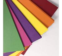 A4 Bright Card 50 Sheets Mixed Bright Coloured Card 160gsm 6 Colours A4 Printer Photocopier Coloured Card Sheets