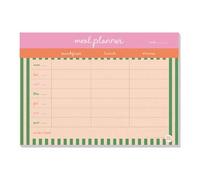 A4 Cabana Stripe Meal Planner Pad
