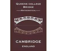 A4 Cambridge Math Bridge - Oxblood Red Notebook 140 pages: Blank lined paper 210mm x 297mm, high quality gloss cover By Elizabeth Banks