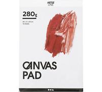 A4 Canvas Paper Pad 280gsm Primed Block Oil & Acrylic Painting 10 Sheets 25753