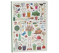 A4 Casebound Notebook - Gardening Themed Design - 120 Pages - Ruled & Silk Ribbon - Size - 297mm x 210mm