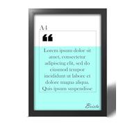 A4 Certificate Picture Frame ~ Premium Real Glass Photo Frame ~ Wall Display & Photo Hanger ~ Table Top Display Document Frame (21 X 29.7CM) (Grey)