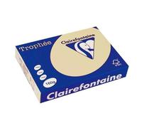 A4 CHAMOIS COLOURED CARD CLAIREFONTAINE PRINTER COPIER QUALITY 160gsm