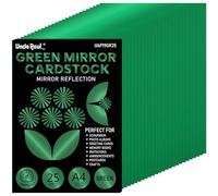A4 Christmas Green Mirror Cardstock 25 Sheets 250gsm/92lb Card Stock