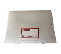 A4 Clear Box File with Elastic Closure