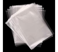A4 Clear Self-adhesive Bags 100 Pack, 22x30CM Self Sealing Cellophane Display Bags/Sealable Bags, Food Safe, A4 Cello Bags OPP for Cookies,Cards,Envelopes,Pictures