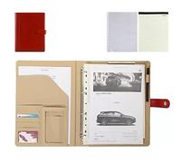 A4 Clipboard Folder, Work Folder A4 Portfolio Case PU Leather Clipboard Folder File Folder Legal Pad Document Folder Corporate Business Gifts For Office Daily Use