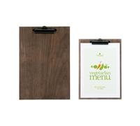A4 Clipboard Menu Holder Walnut