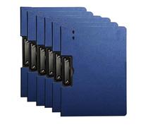 A4 Clipboard with Cover, 6 Pack Foldover A4 Clipboard File Document Organiser for Business,Office,School or Restaurant - Blue