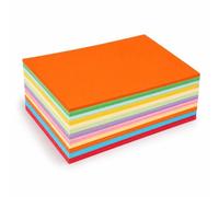 A4 Colored Paper 100 Sheets | 20 Coloured Card A4 Coloured Card for Origami, Painting, Arts & Crafts