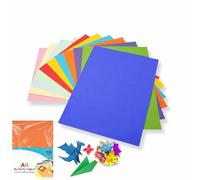 A4 Coloured Activity Paper Sheets 60gsm A4 Rainbow Soft Colored Cards Crafting Decorating Arts & Crafts Projects Scrapbooking Perfect For Children Activities College School Stationery Supplies (100pc)