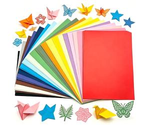 A4 Coloured Card Paper 100 Sheets, 200gsm, Double Sided, 20 Assorted Colours, Pure Wood Pulp Craft Paper, Wrinkle Resistant for DIY Arts Origami, Scrapbooking, Card Making(297 x 210mm)