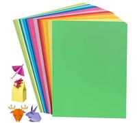 A4 Coloured Origami Paper 20 Colours 200 Sheets 70gsm Double-Sided