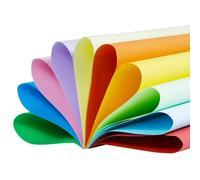 A4 Coloured Paper, Coloured Card Pack Assorted in 20 Colours, Pastel Paper Copy Papers for Crafting, Decorating, Sketching, Cutting, Origami, DIY Arts and Handmade Projects(100 Sheets)