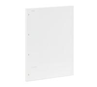 A4 Cornell Refill Paper 5mm Grid, 4-Ring Binder 45 Sheets Note Taking Paper