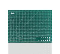 A4 Cutting Mat (30cm × 22cm), Double-Sided Crafting Board for Quilting, Sewing, Scrapbooking, Fabric and Paper Crafts, Flexible, Non-Slip with Precision Grid Lines and Measurement Markings
