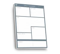 A4 Daily Planner Pad by Clear Mind Concepts® - 100 Undated Tear-Off Sheets - Thick 120gsm To Do List & Productivity Desk Organiser for Work, Study & ADHD Focus