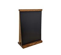 A4 Dining Table Table Stand on Both Sides Slate Board for Writing on Table Stand A4 menu Cards can be Written on Advertising Board Wooden Board Chalk Board (2)