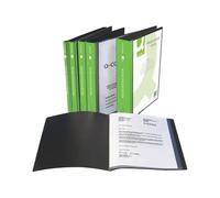 Q-Connect Presentation Display Book 100 Pocket A4 Black KF01271