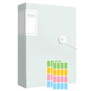 A4 Display Folders, 60 Pockets Display BookFolders with Plastic Sleeves, Folderswith Plastic Pockets & Safety Rope Presentation Folder ProjectFolders or School & Offices Business (Light Green)