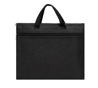 A4 Document Bag Case Large Capacity Document File Storage Oxford Cloth File Computer Bag Portable Folder Organizer Files Folder Tote with 2 Pockets IPad Laptop Tote Pouch Zipper Art Portfolio Case