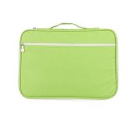 A4 Document Bag Document A4 Document Bag, File Folder Portfolio, Laptop Organizer, Zipper Case with Multi-Pocket Design, Sturdy and (Grass Green)