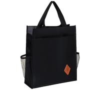 A4 Document Bag Waterproof Student Book Pouch File Folder Tote Bag with Handle School Reading Homework Book Storage Bag Wear-Resistant Document File Organizer File Tote Holder File Pouch