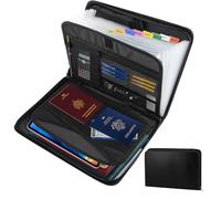 A4 Document Folder, Fireproof Document Bag with 13 Compartments and Multiple Compartments, Expanding File A4 for Files/Bills/Receipts, Document Organiser