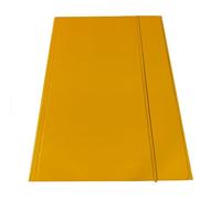 A4 Document Folder with Flat Round Elastic 6 Pack of 6 Rigid Cardboard Folders 600 g with Flaps and Rivets Folders with Elastic A4 for Office Document Folder