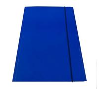 A4 Document Folder with Flat Round Elastic 6 Pack of 6 Rigid Cardboard Folders 600 g with Flaps and Rivets Folders with Elastic A4 for Office Document Folder